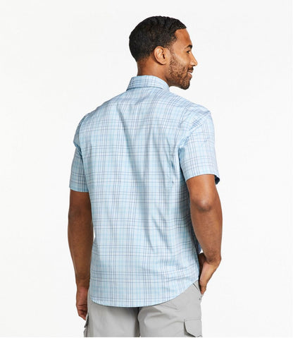 L.L.Bean | Men's Tropicwear Shirt, Plaid Short-Sleeve