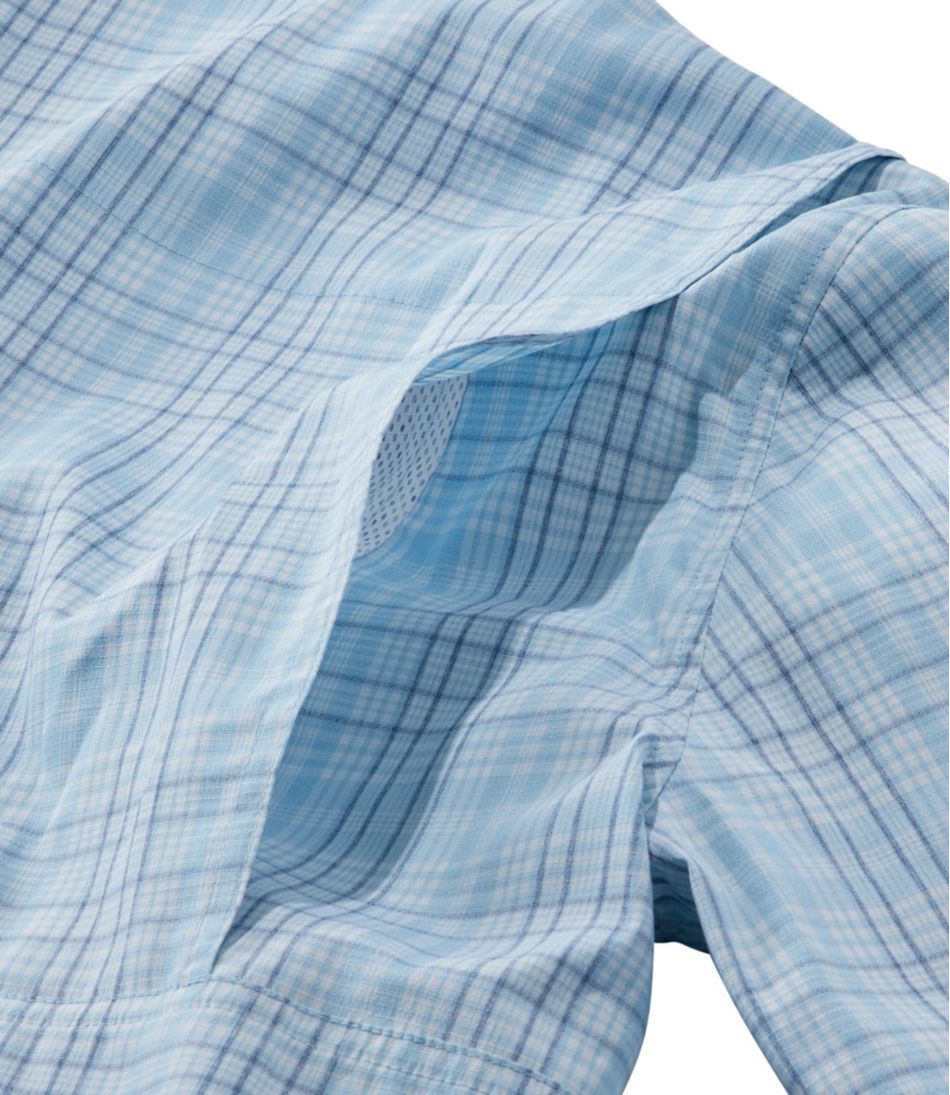 L.L.Bean | Men's Tropicwear Shirt, Plaid Short-Sleeve