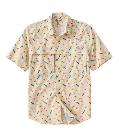 L.L.Bean | Men's Tropicwear Shirt, Short-Sleeve Print