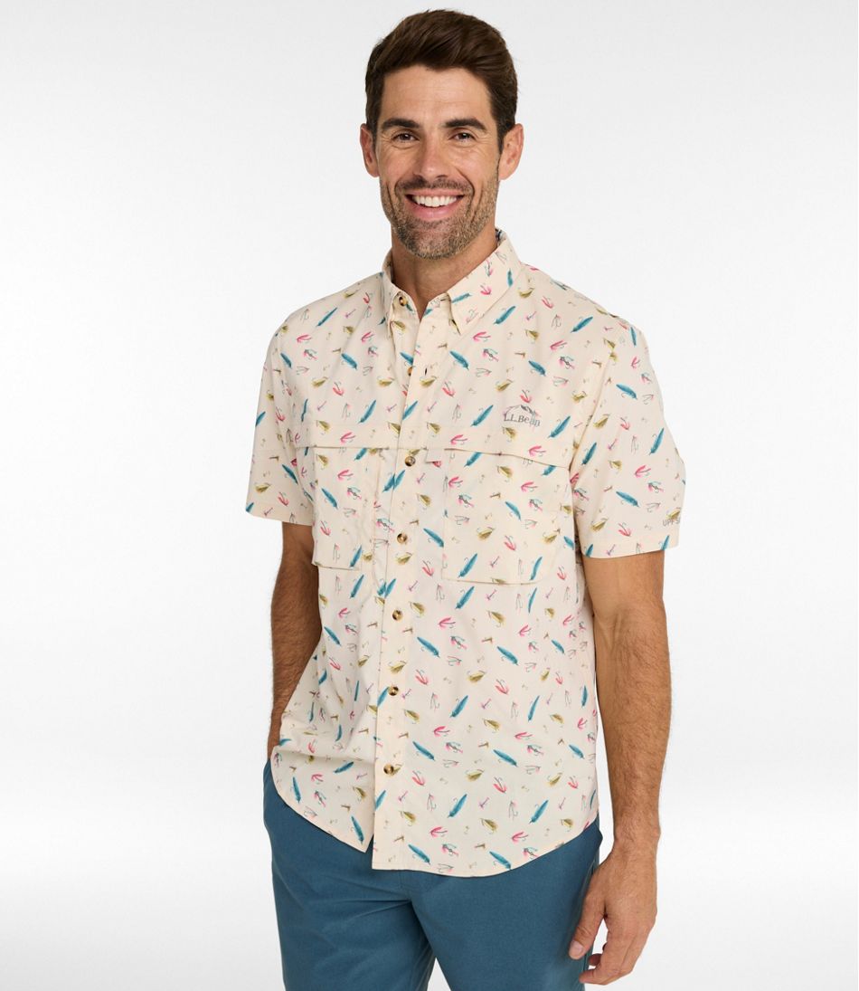 L.L.Bean | Men's Tropicwear Shirt, Short-Sleeve Print
