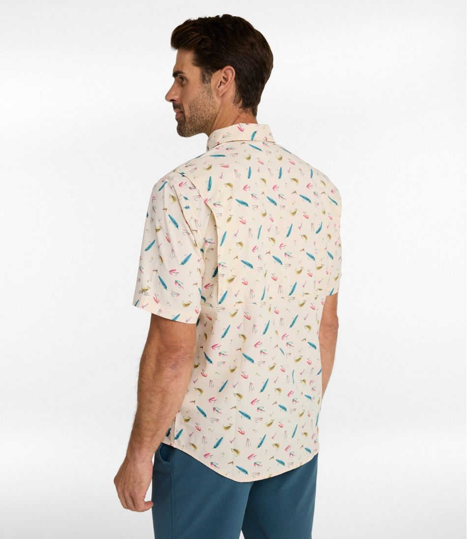L.L.Bean | Men's Tropicwear Shirt, Short-Sleeve Print