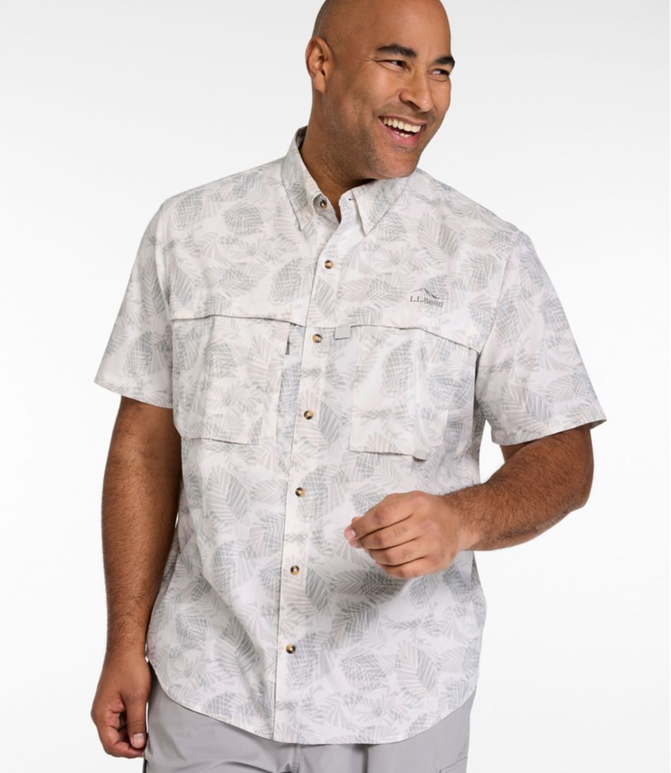 L.L.Bean | Men's Tropicwear Shirt, Short-Sleeve Print
