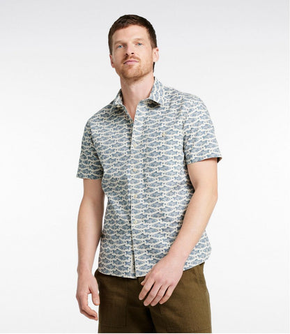 L.L.Bean | Men's Signature Vacationland Shirt, Short-Sleeve, Slim Fit