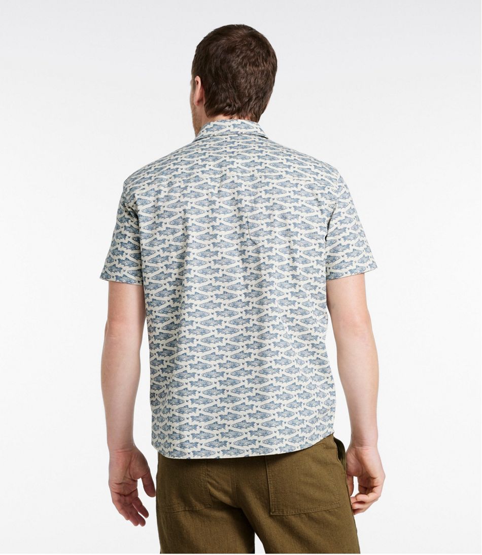 L.L.Bean | Men's Signature Vacationland Shirt, Short-Sleeve, Slim Fit