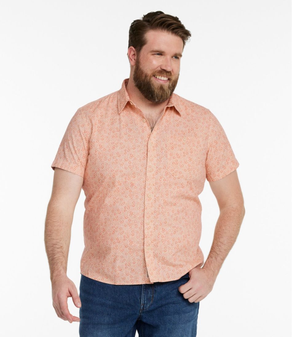 L.L.Bean | Men's Signature Vacationland Shirt, Short-Sleeve, Slim Fit