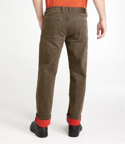 L.L.Bean | Men's BeanFlex® Jeans, Standard Athletic Fit, Fleece-Lined