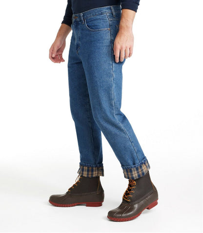 L.L.Bean | Men's Double L® Jeans, Classic Fit, Flannel-Lined