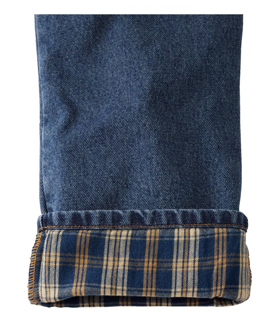 L.L.Bean | Men's Double L® Jeans, Classic Fit, Flannel-Lined