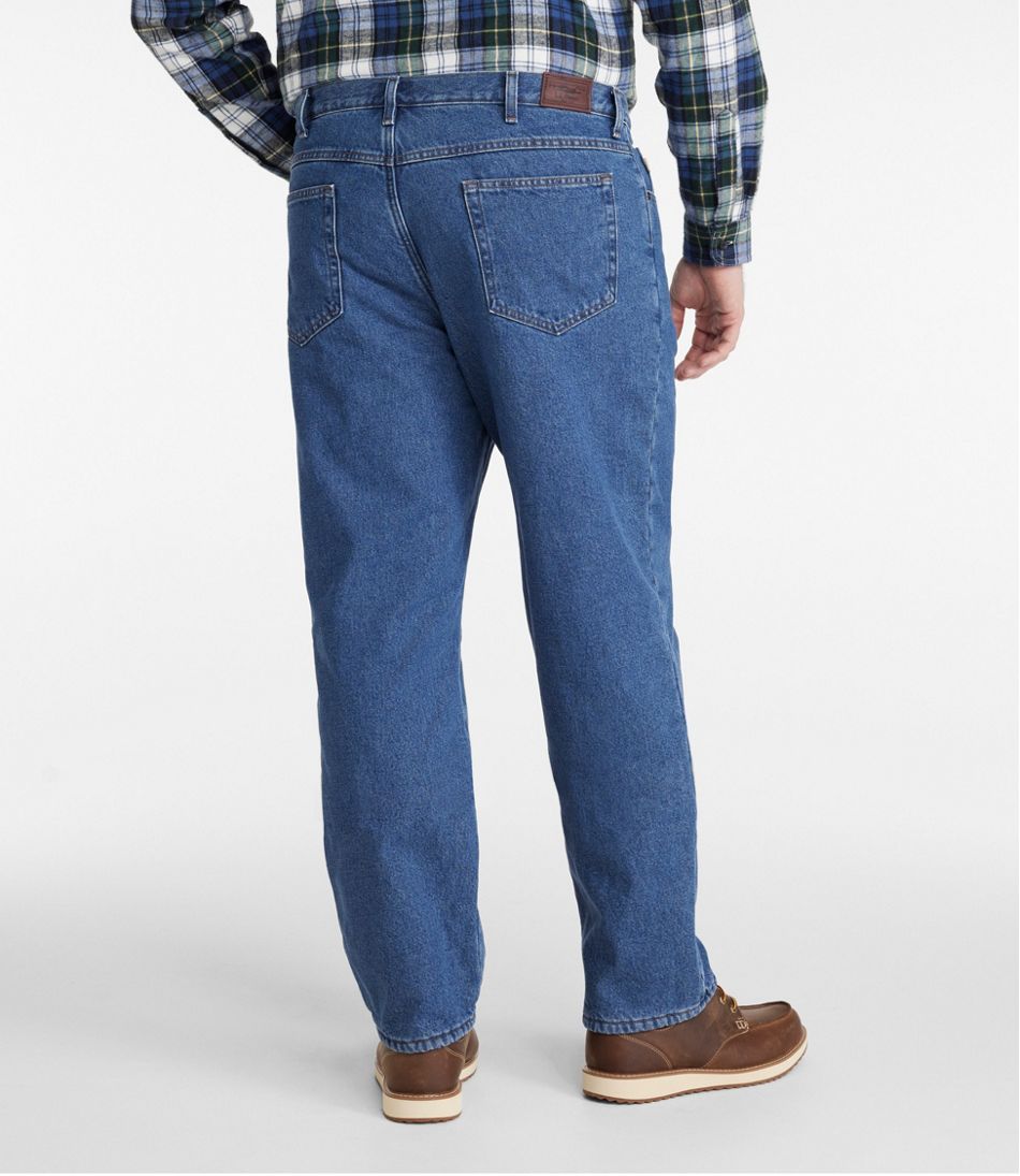L.L.Bean | Men's Double L® Jeans, Classic Fit, Fleece-Lined