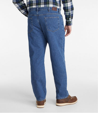 L.L.Bean | Men's Double L® Jeans, Classic Fit, Fleece-Lined