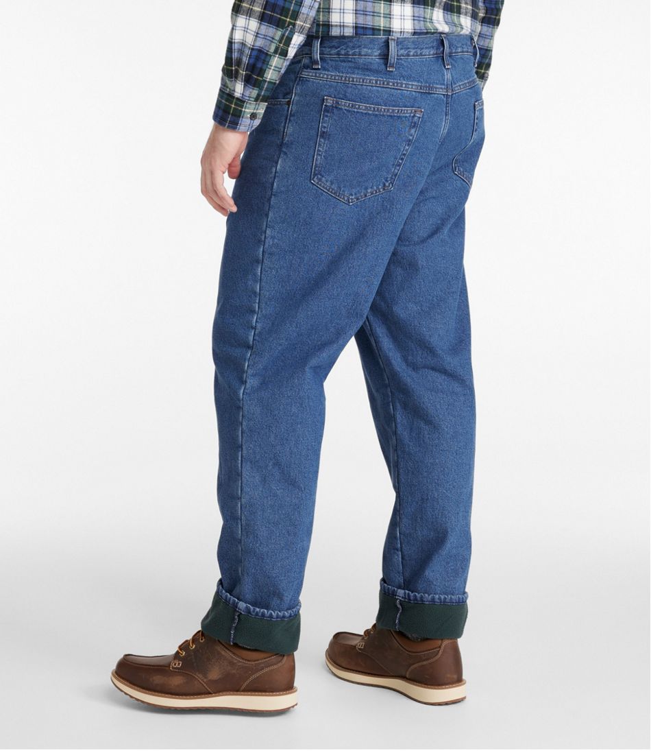 L.L.Bean | Men's Double L® Jeans, Classic Fit, Fleece-Lined