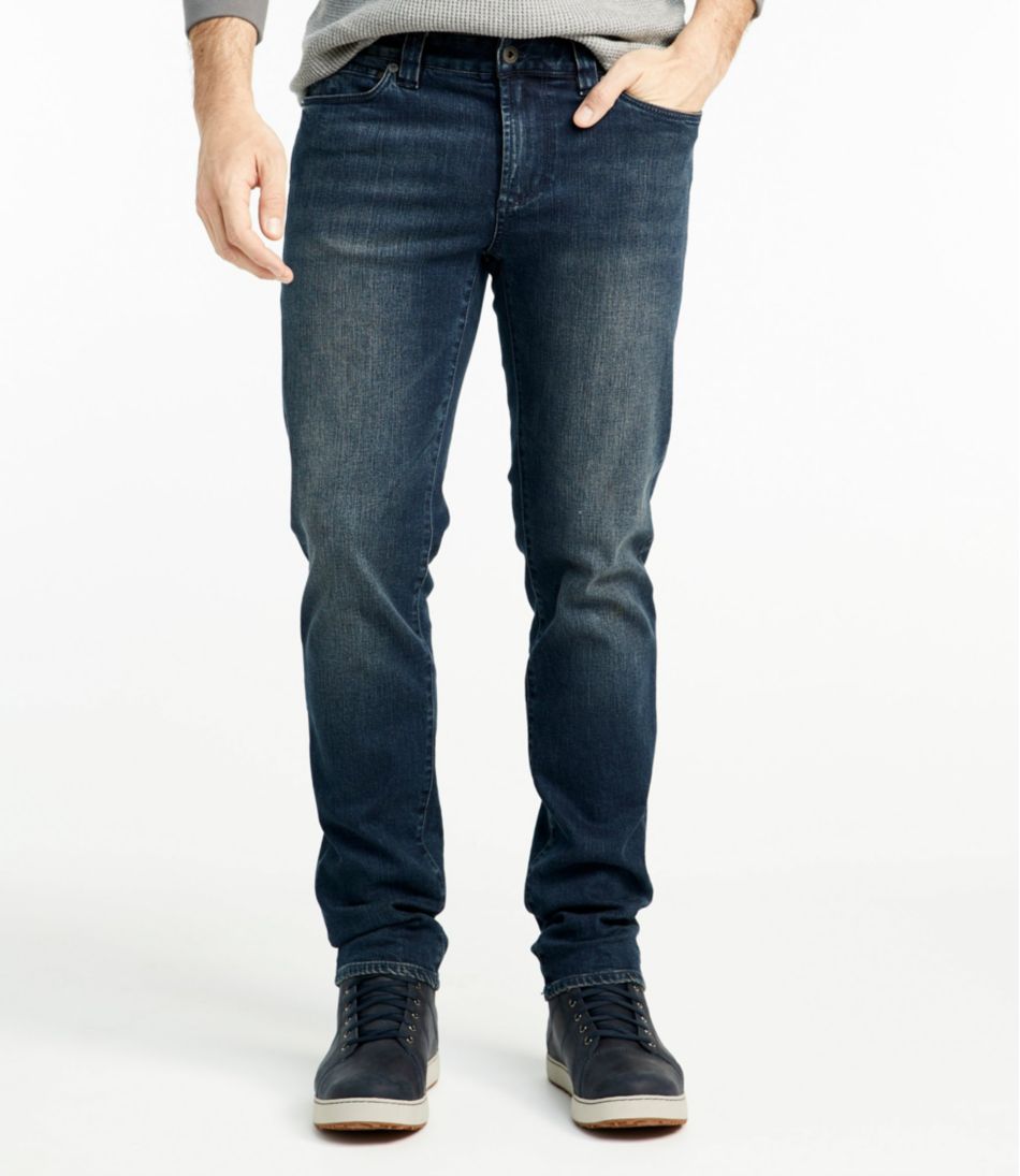 L.L.Bean | Men's Signature Five-Pocket Jeans with Stretch, Slim Straight