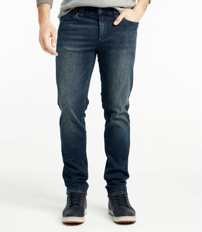 L.L.Bean | Men's Signature Five-Pocket Jeans with Stretch, Slim Straight