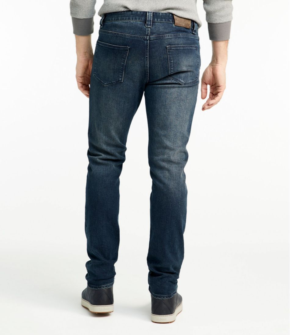 L.L.Bean | Men's Signature Five-Pocket Jeans with Stretch, Slim Straight