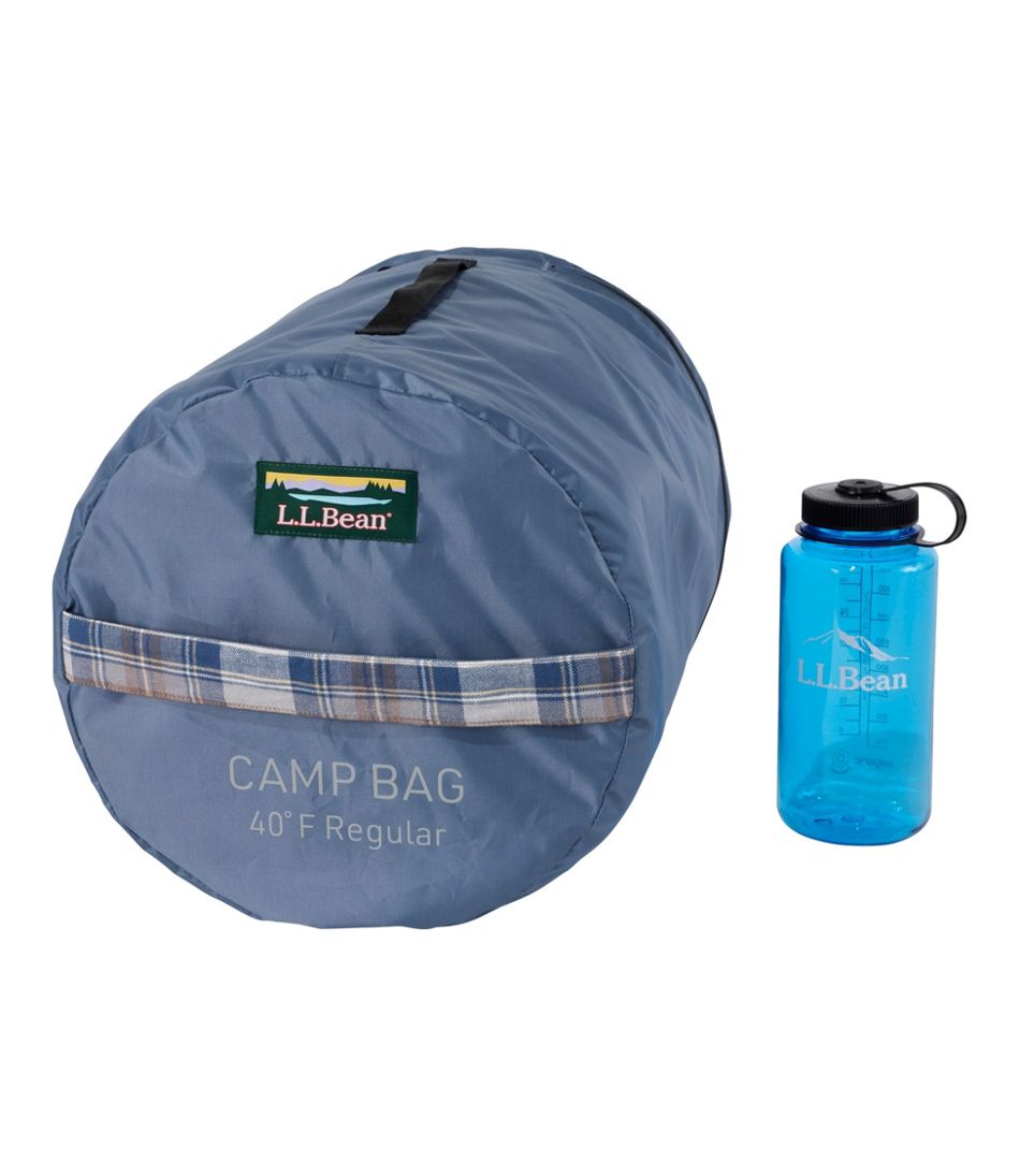 L.L.Bean | L.L.Bean Flannel Lined Camp Sleeping Bag, 40°