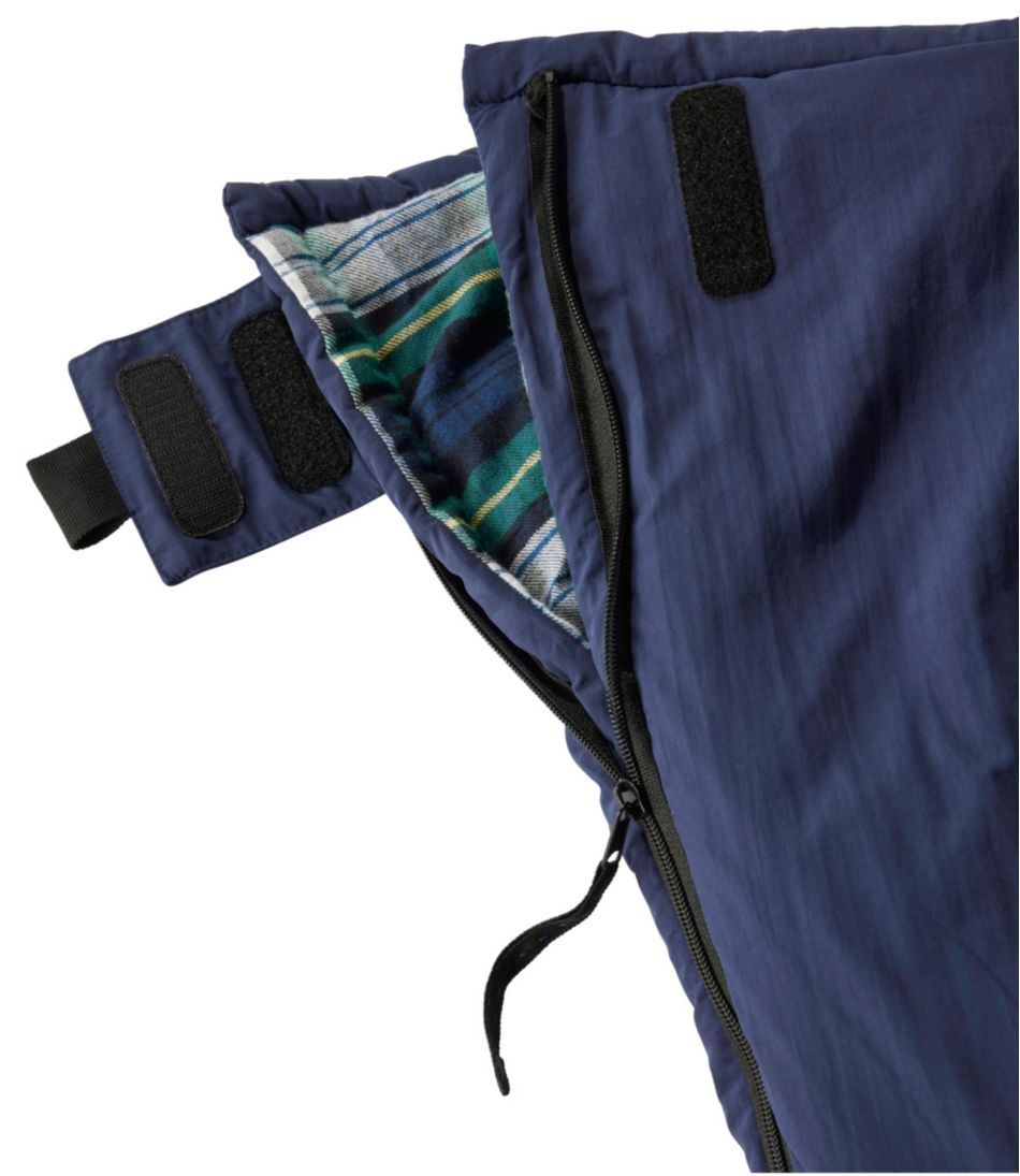 L.L.Bean | L.L.Bean Flannel Lined Camp Sleeping Bag, 40°