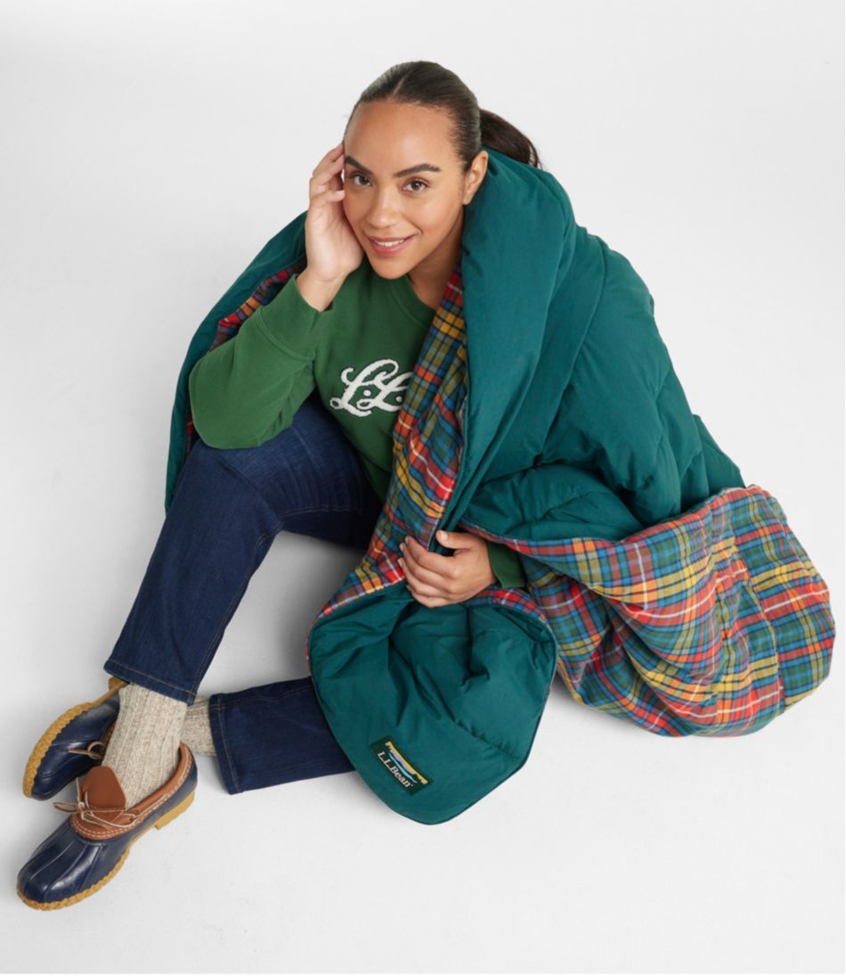 L.L.Bean | L.L.Bean Flannel Camp Blanket, Extra-Large
