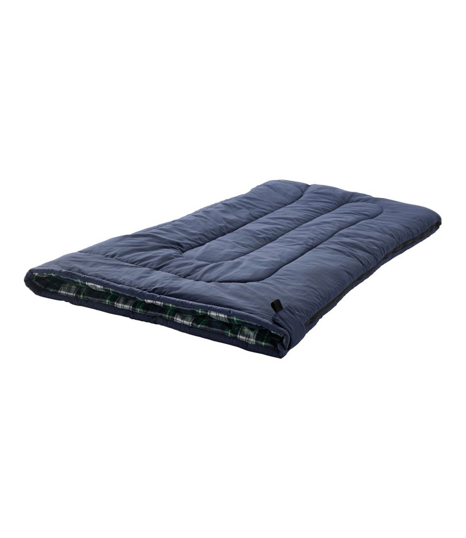 L.L.Bean | Kids' L.L.Bean Flannel Lined Camp Sleeping Bag, 40°