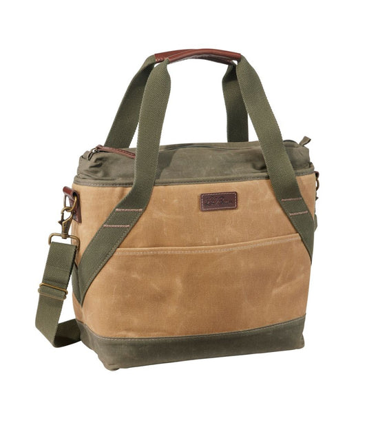 L.L.Bean | Insulated Waxed-Canvas Tote, Medium