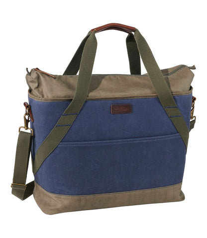 L.L.Bean | Insulated Waxed-Canvas Tote, Large