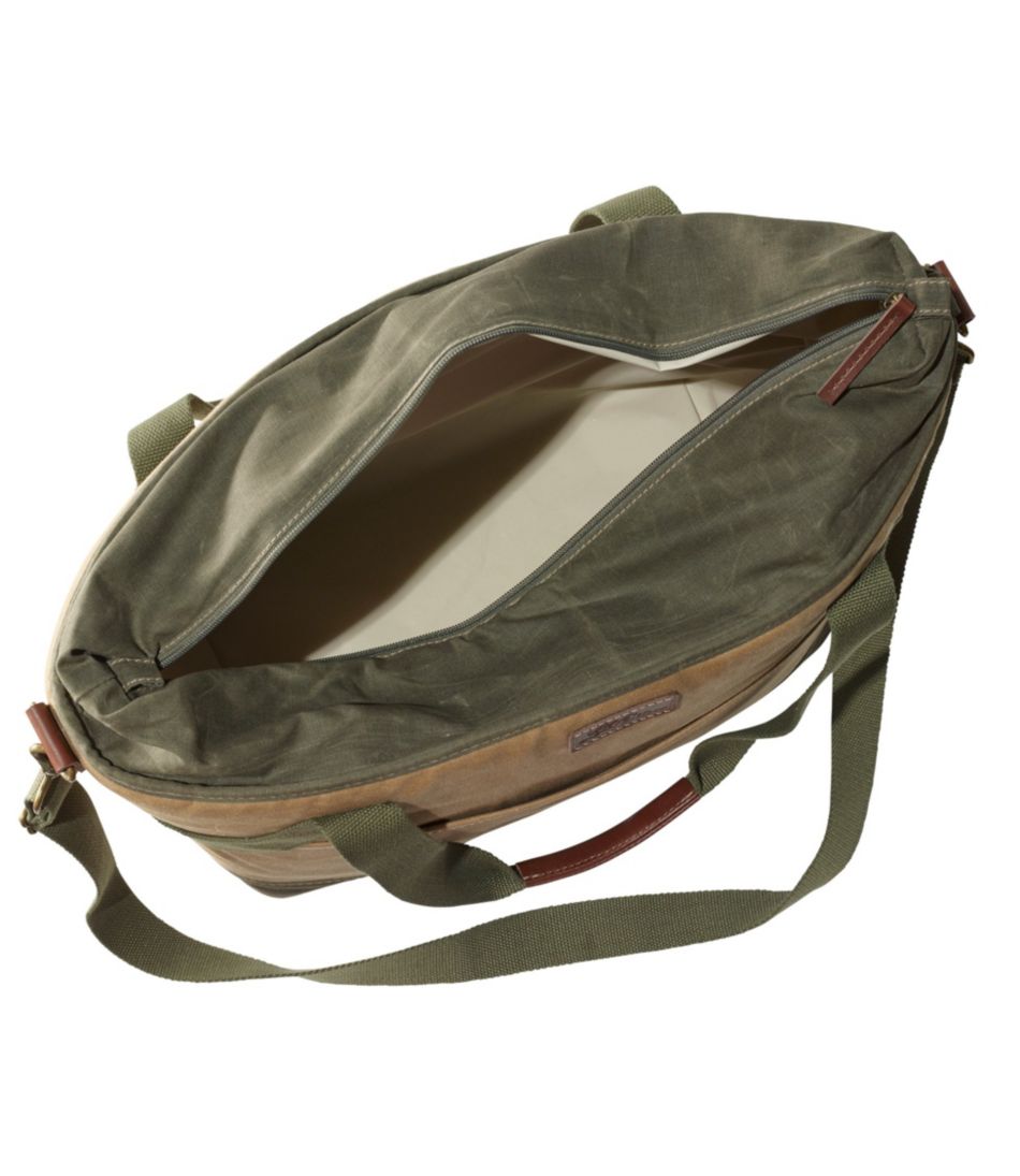 L.L.Bean | Insulated Waxed-Canvas Tote, Large