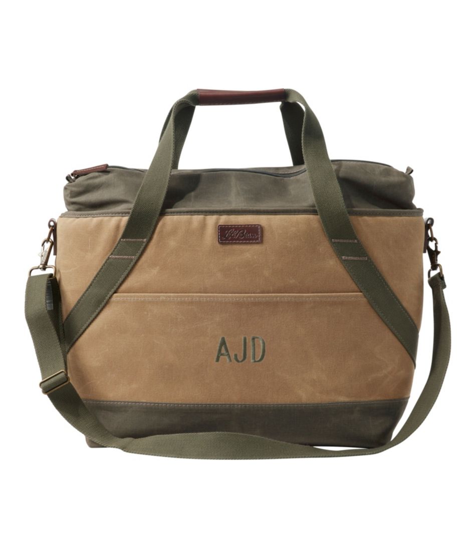 L.L.Bean | Insulated Waxed-Canvas Tote, Large