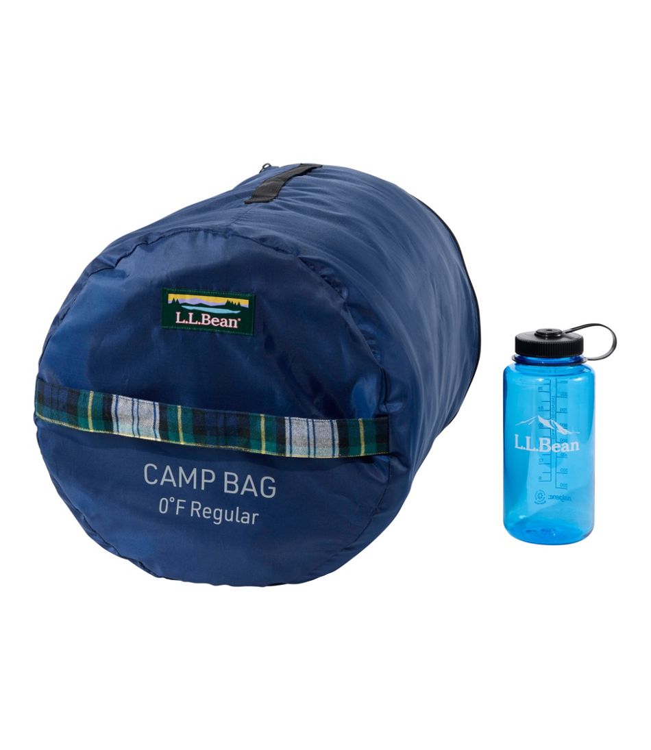 L.L.Bean | L.L.Bean Flannel Lined Camp Sleeping Bag, 0°