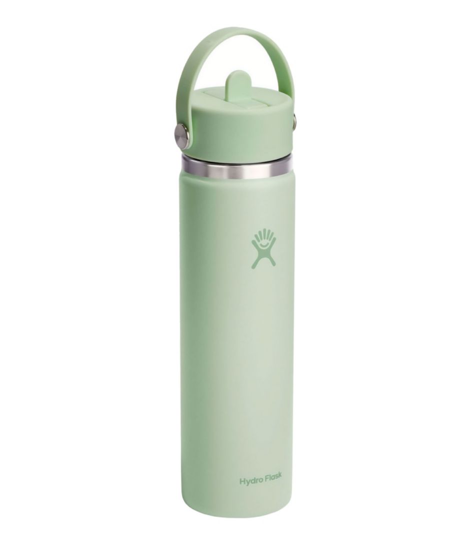 L.L.Bean | Hydro Flask Wide Mouth Water Bottle with Flex Straw Cap, 24 oz.