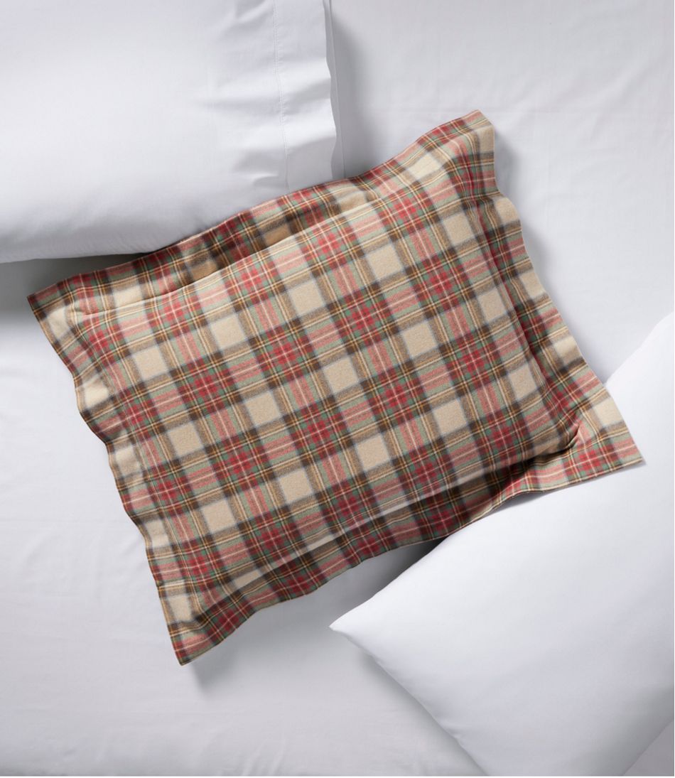 L.L.Bean | Heritage Chamois Flannel Comforter Cover Collection, Plaid