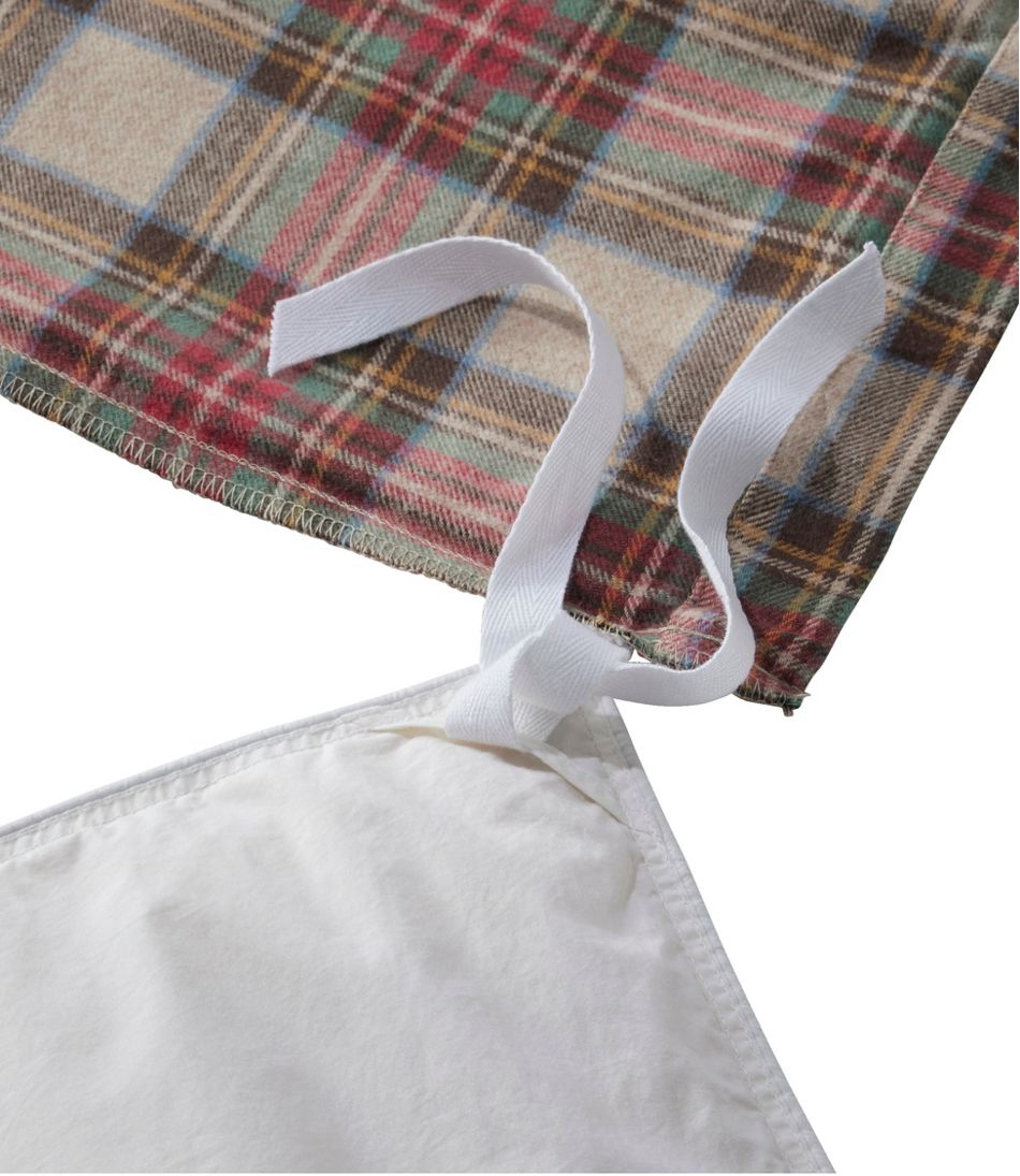 L.L.Bean | Heritage Chamois Flannel Comforter Cover Collection, Plaid
