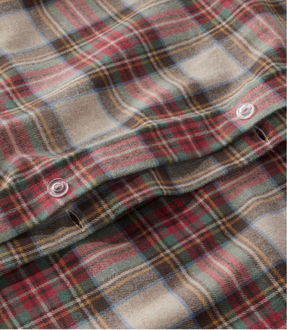 L.L.Bean | Heritage Chamois Flannel Comforter Cover Collection, Plaid