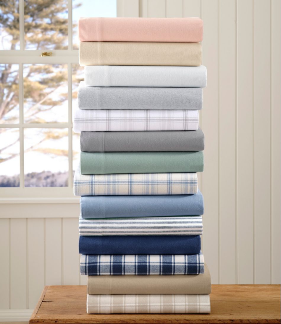 L.L.Bean | Ultrasoft Comfort Flannel Sheet Set, Stripe