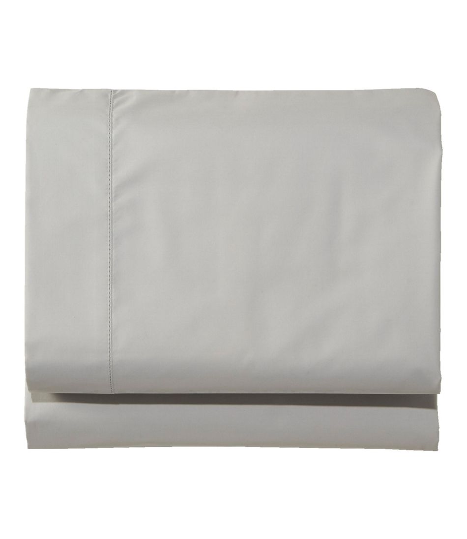 L.L.Bean | 280-Thread-Count Pima Cotton Percale Sheet, Flat