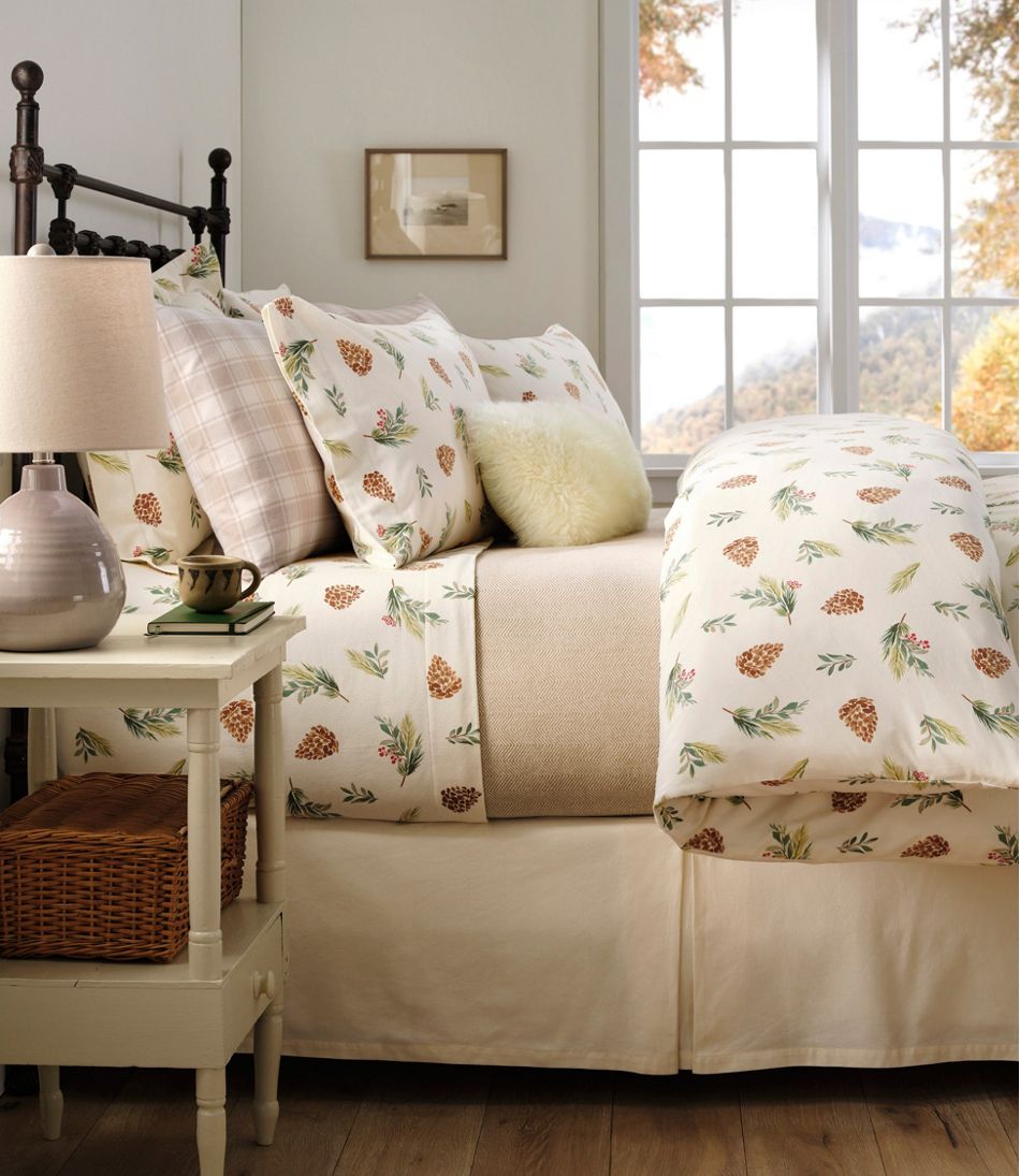 L.L.Bean | Evergreen Flannel Sheet Collection