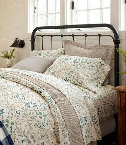 L.L.Bean | 280-Thread-Count Pima Cotton Percale Sheet Set, Print