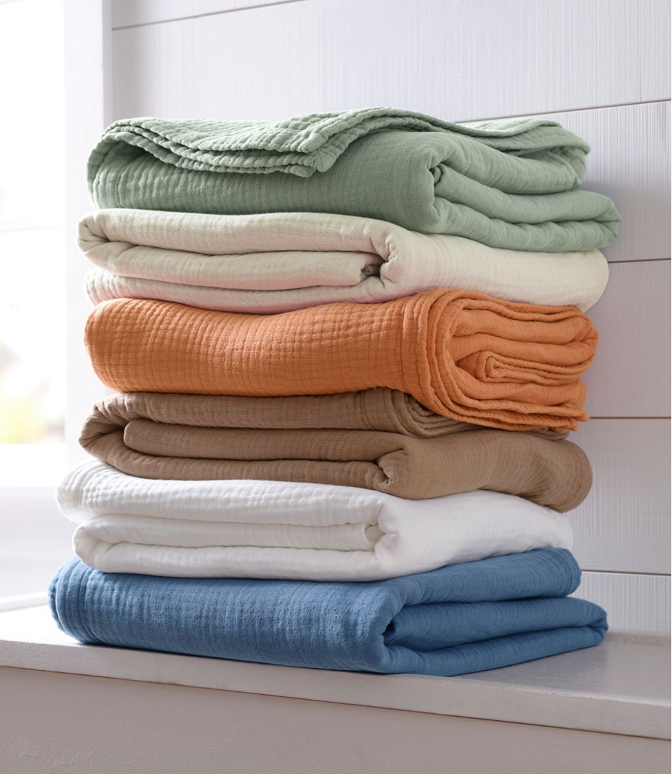 L.L.Bean | Lightweight Cotton Gauze Blanket