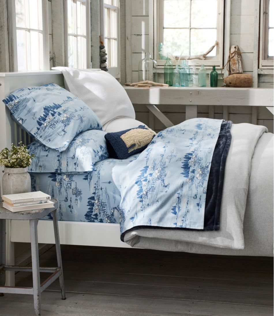 L.L.Bean | Ultrasoft Comfort Flannel Comforter Cover