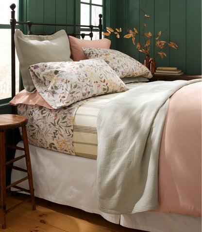 L.L.Bean | 280-Thread-Count Pima Cotton Percale Comforter Cover Collection
