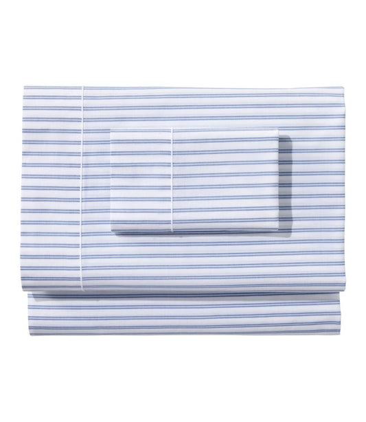 L.L.Bean | Premium Egyptian Percale Sheet Collection, Stripe