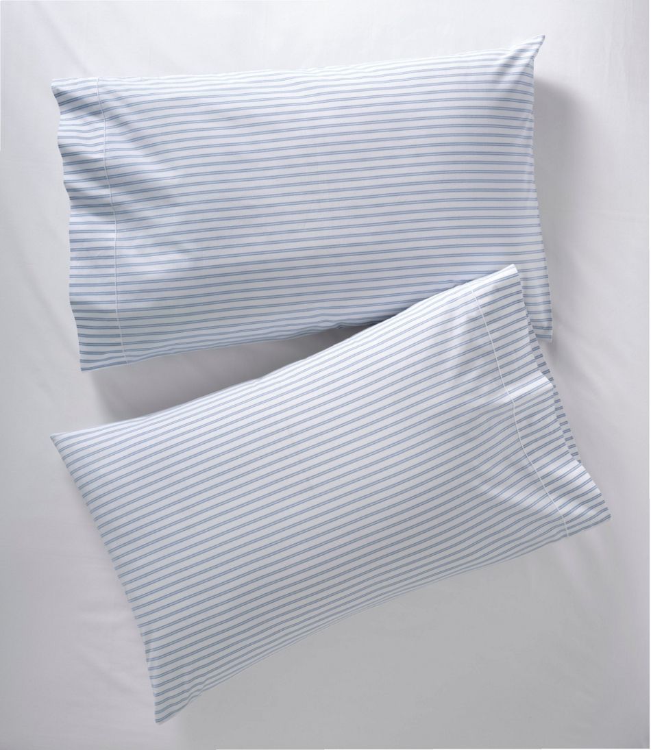 L.L.Bean | Premium Egyptian Percale Sheet Collection, Stripe