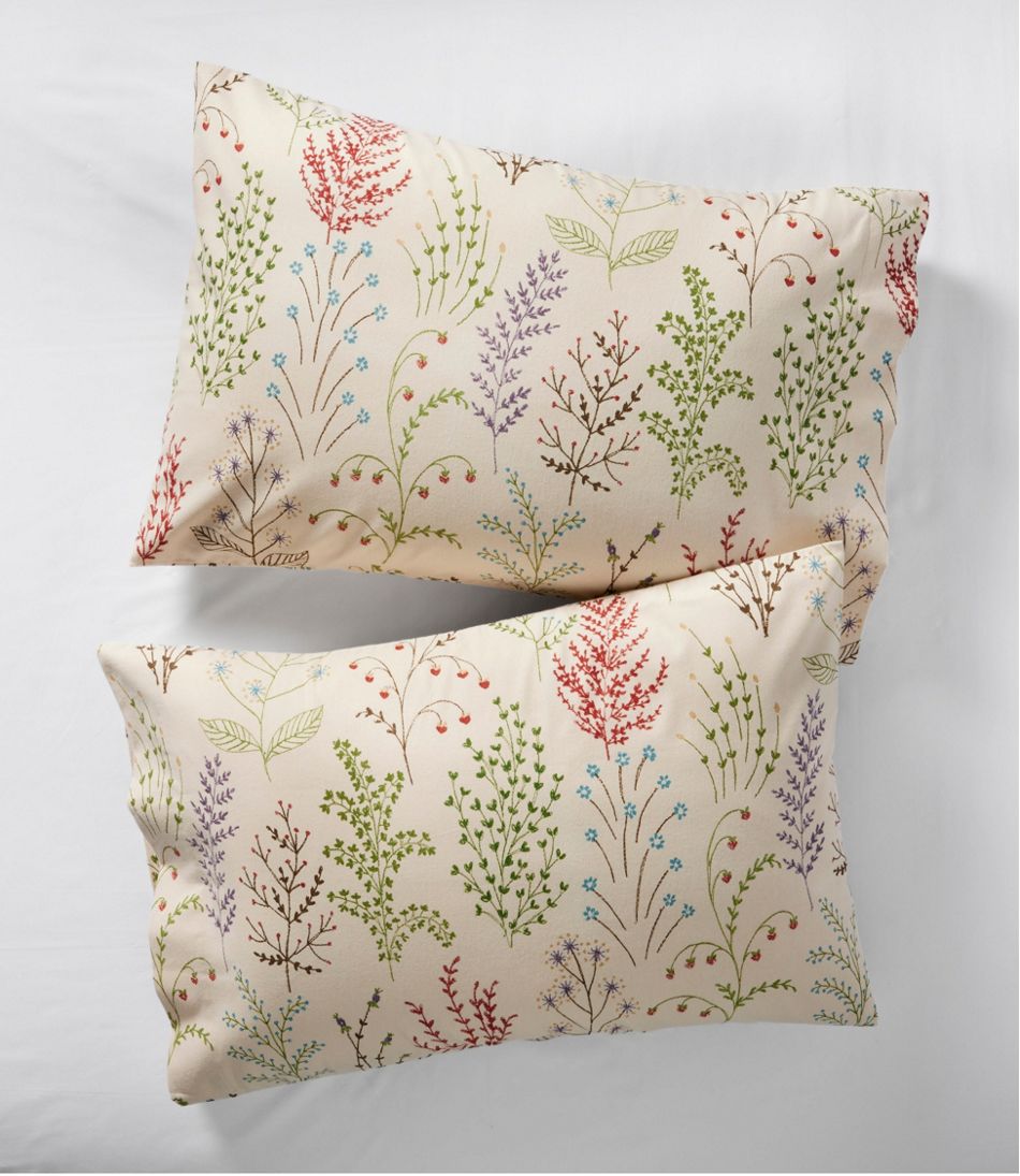 L.L.Bean | Botanical Floral Flannel Sheet Collection