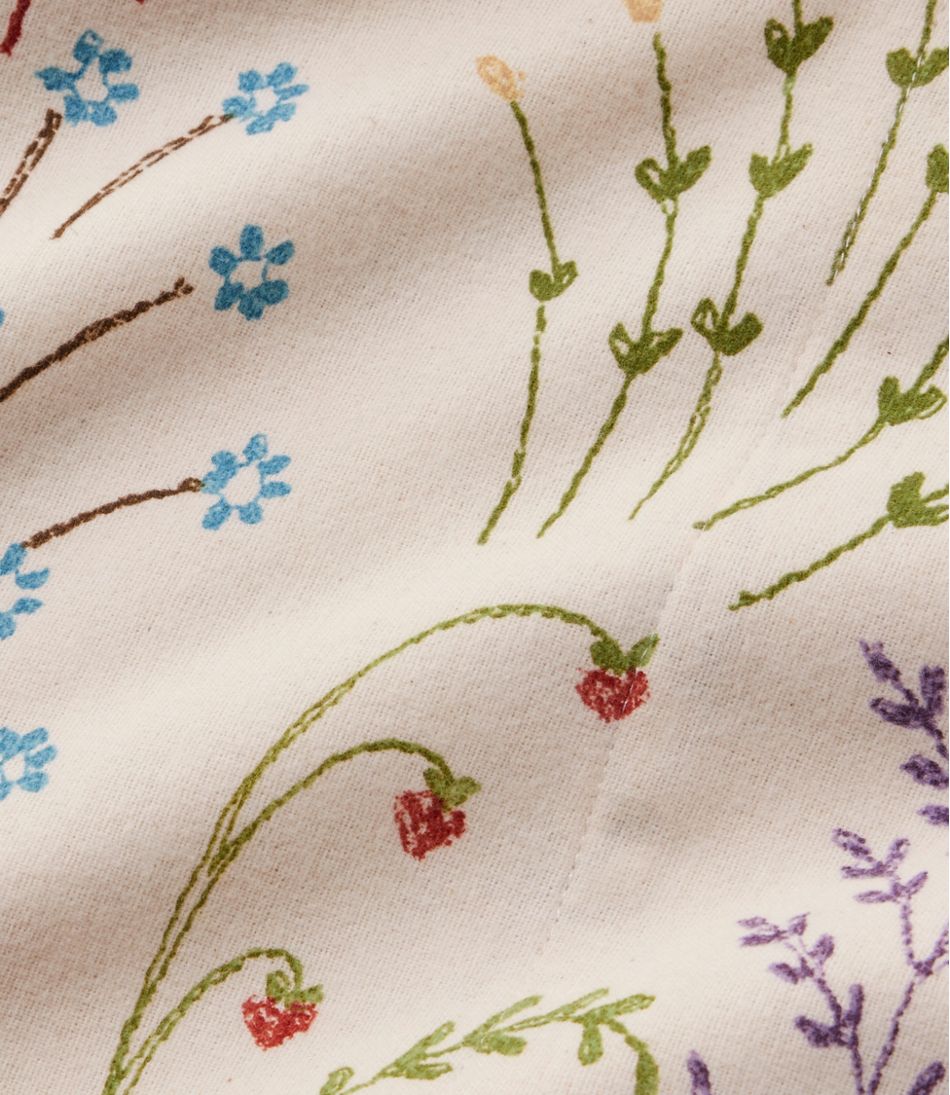 L.L.Bean | Botanical Floral Flannel Sheet Collection