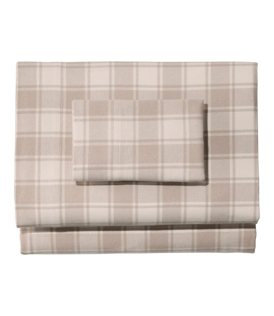 L.L.Bean | Ultrasoft Comfort Flannel Sheet Set, Check
