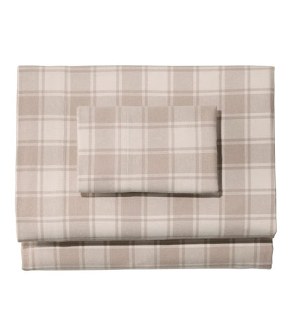 L.L.Bean | Ultrasoft Comfort Flannel Sheet Set, Check