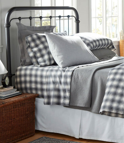 L.L.Bean | Ultrasoft Comfort Flannel Sheet Set, Check