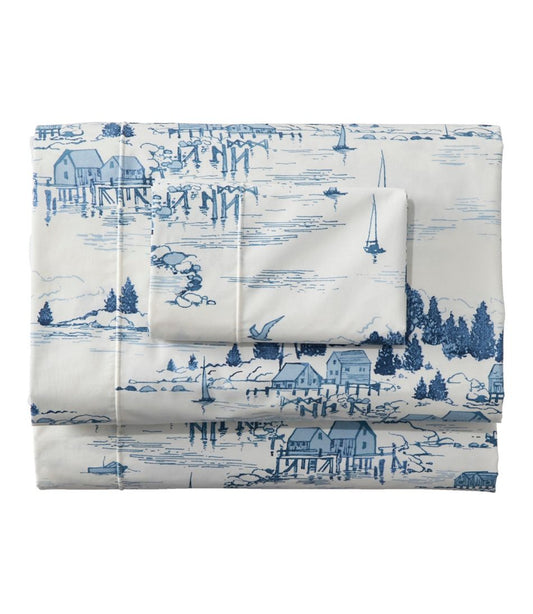 L.L.Bean | Coastal Landscape Percale Sheet Collection