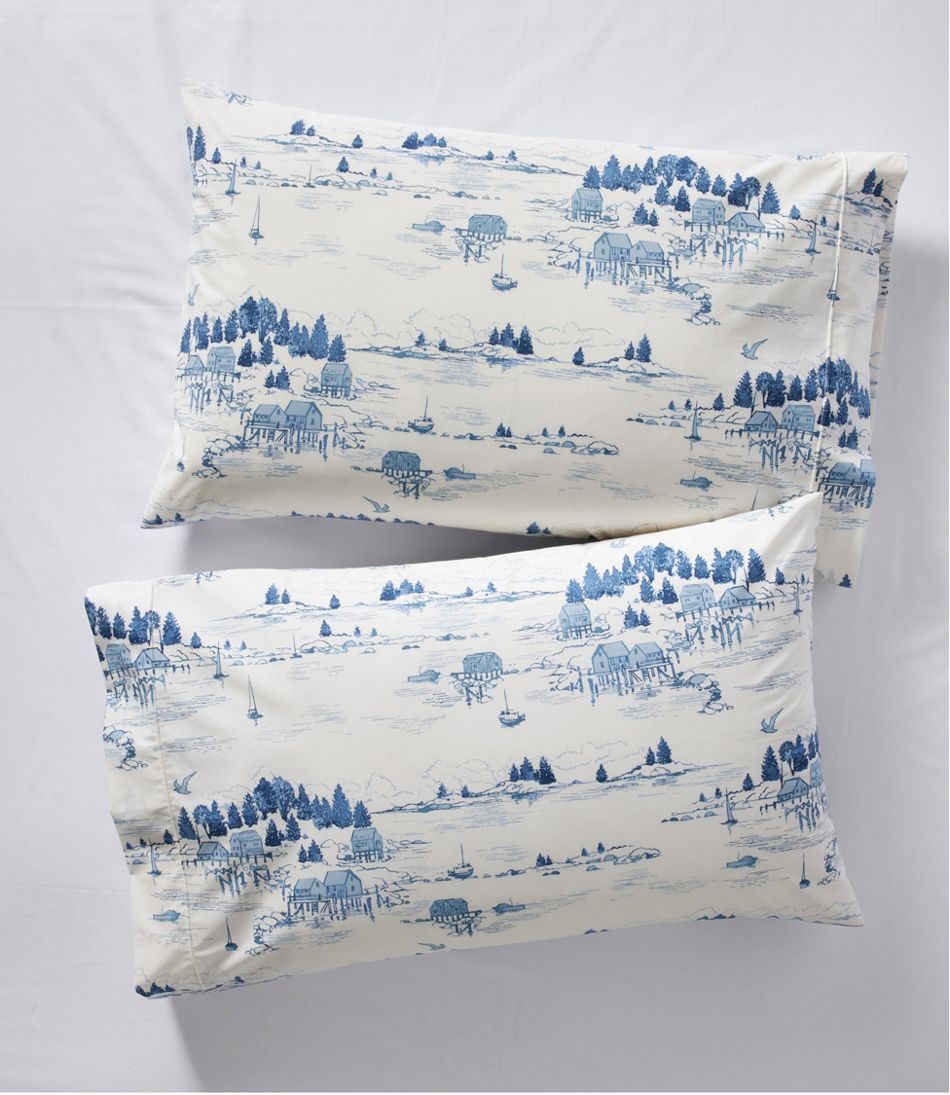 L.L.Bean | Coastal Landscape Percale Sheet Collection
