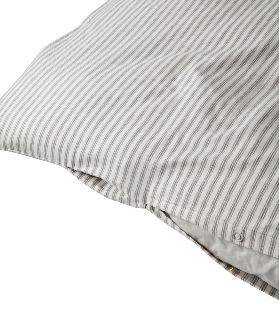 L.L.Bean | Ultrasoft Comfort Flannel Comforter Cover Collection, Stripe