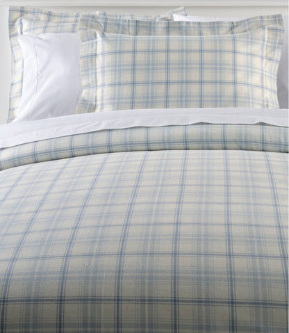 L.L.Bean | Ultrasoft Comfort Flannel Comforter Cover Collection, Plaid