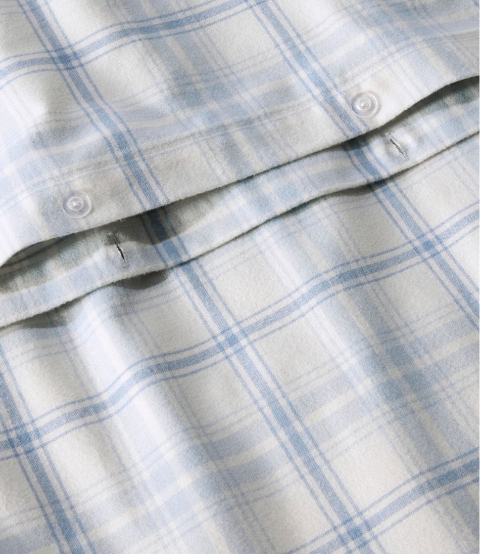 L.L.Bean | Ultrasoft Comfort Flannel Comforter Cover Collection, Plaid